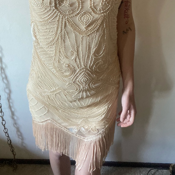 1920’s style beaded sequin dress (S) - Picture 3 of 16